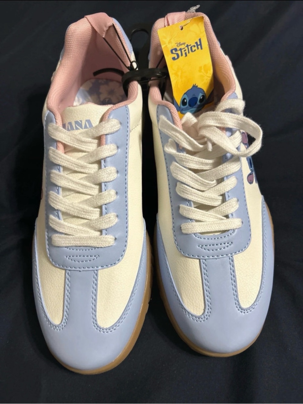 Disney Women’s Sneakers - Light Blue, Pink & White